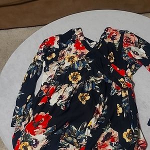 Flowy floral dress